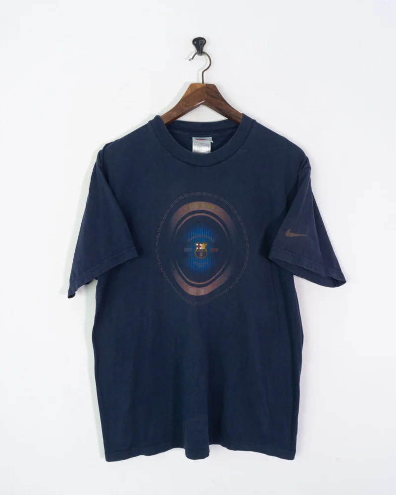 Camiseta Nike vintage Fc Barcelona 1999 L - Imagen 2