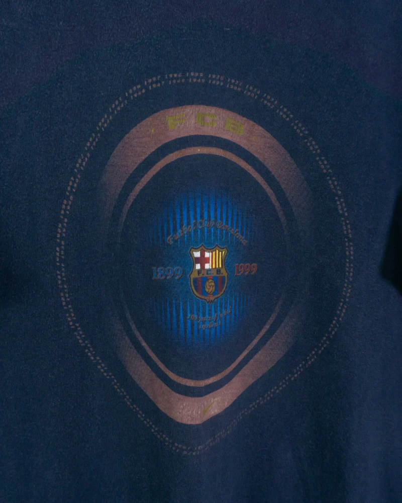 Camiseta Nike vintage Fc Barcelona 1999 L - Imagen 4