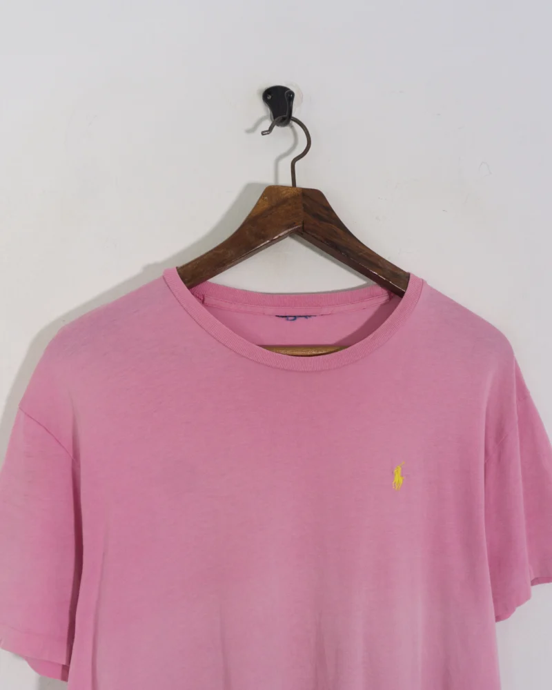 Camiseta Ralph Lauren vintage 00s rosa M - Imagen 3