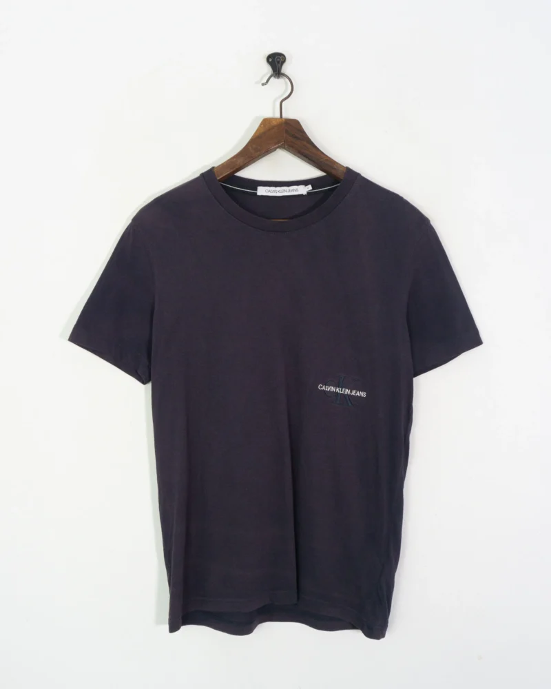 Camiseta bordado Calvin Klein azul marino M - Imagen 2
