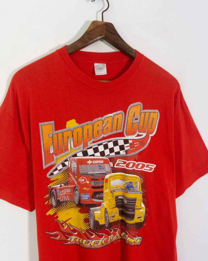 Camiseta Truck Racing Champion cup 2005 roja XL - Imagen 3