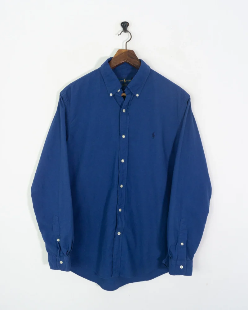 Camisa de algodón Ralph Lauren azul L - Imagen 2