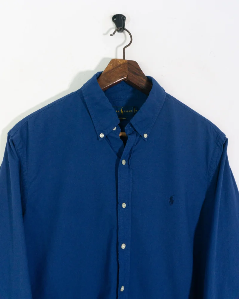 Camisa de algodón Ralph Lauren azul L - Imagen 3