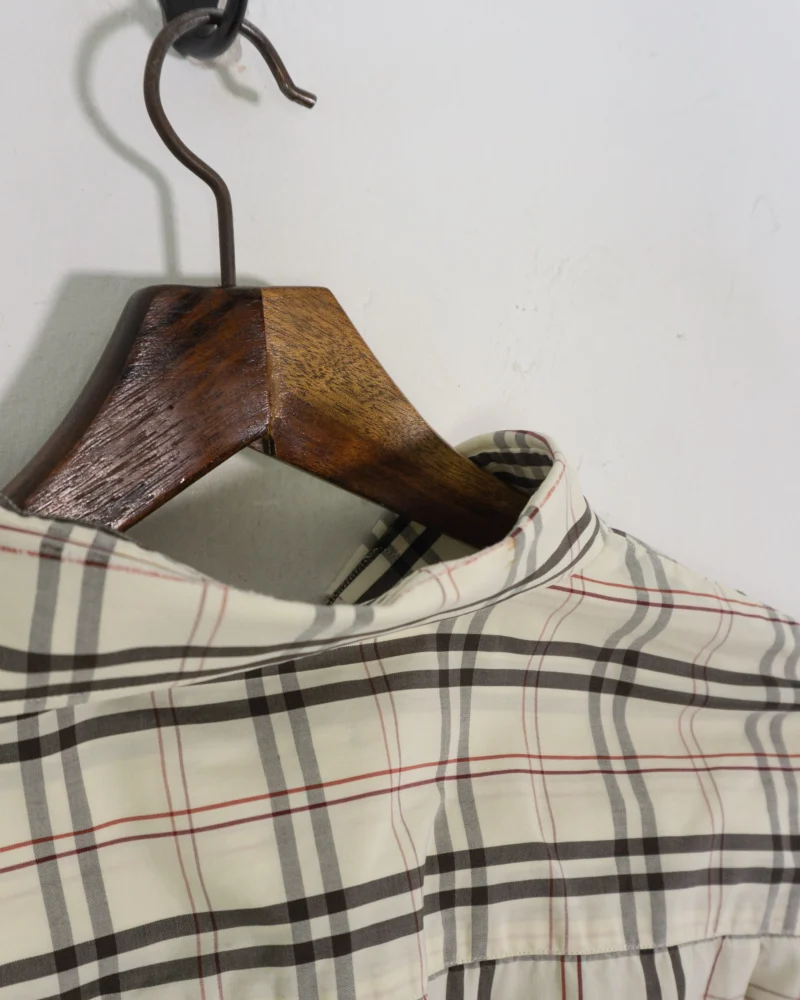 Camisa de cuadros Paul Shark beige L - Imagen 4