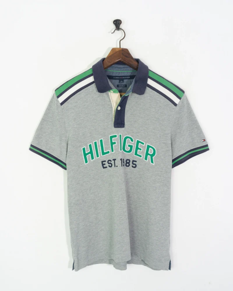 Polo Tommy Hilfiger gris M - Imagen 2