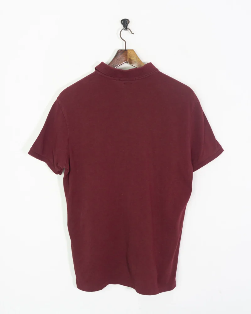 Polo slim-fit Ralph Lauren burdeos L - Imagen 4