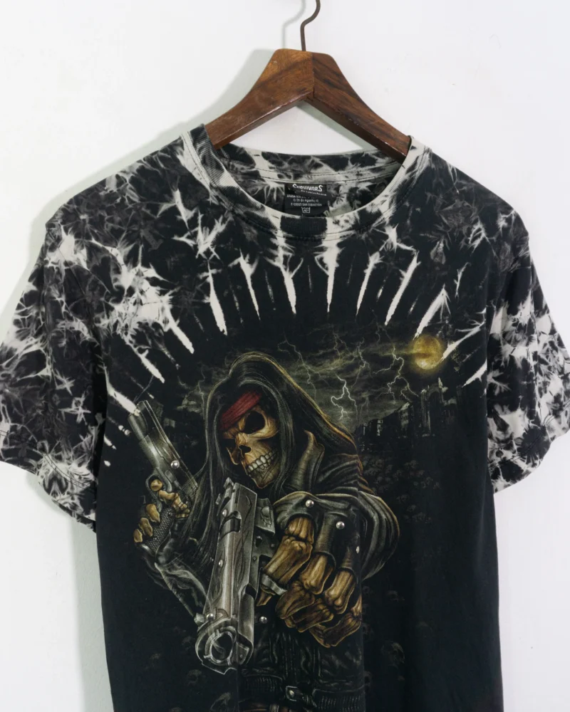 Camiseta Y2K negra M - Imagen 3