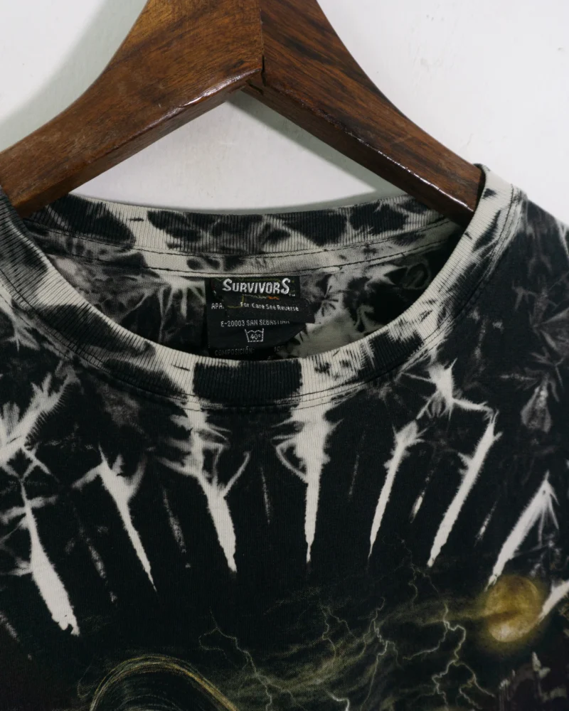 Camiseta Y2K negra M - Imagen 4