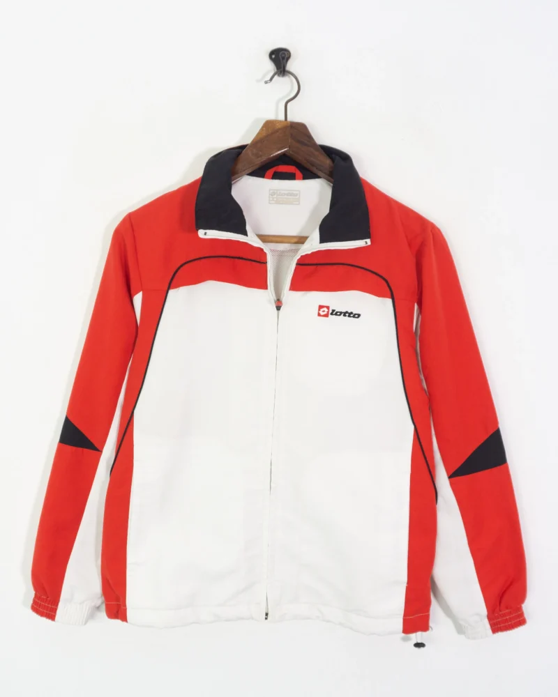 Chaqueta deportiva Lotto vintage 00s rojo/blanco S - Imagen 2