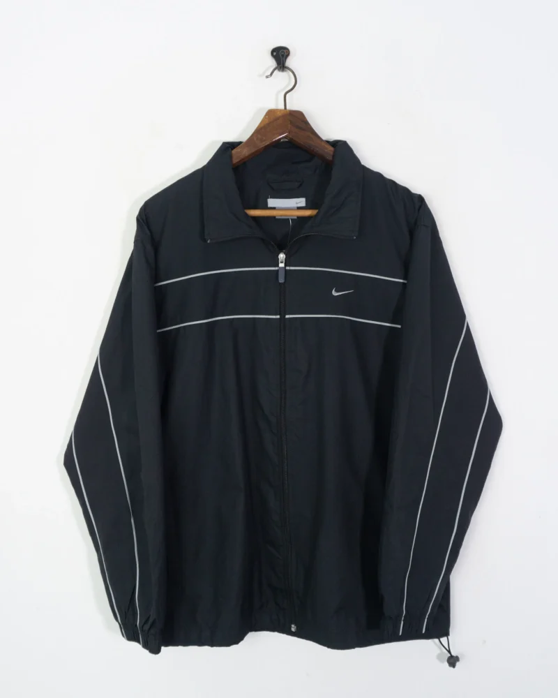 Chaqueta deportiva Nike vintage 00s deadstock negra L - Imagen 2