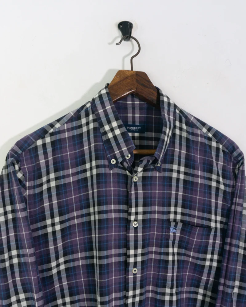 Camisa de cuadro Burberrys vintage 00s L - Imagen 3