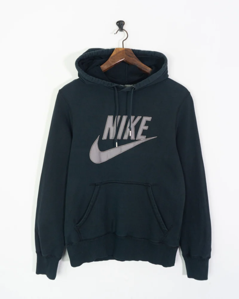 Sudadera bordado Nike negro M - Imagen 2