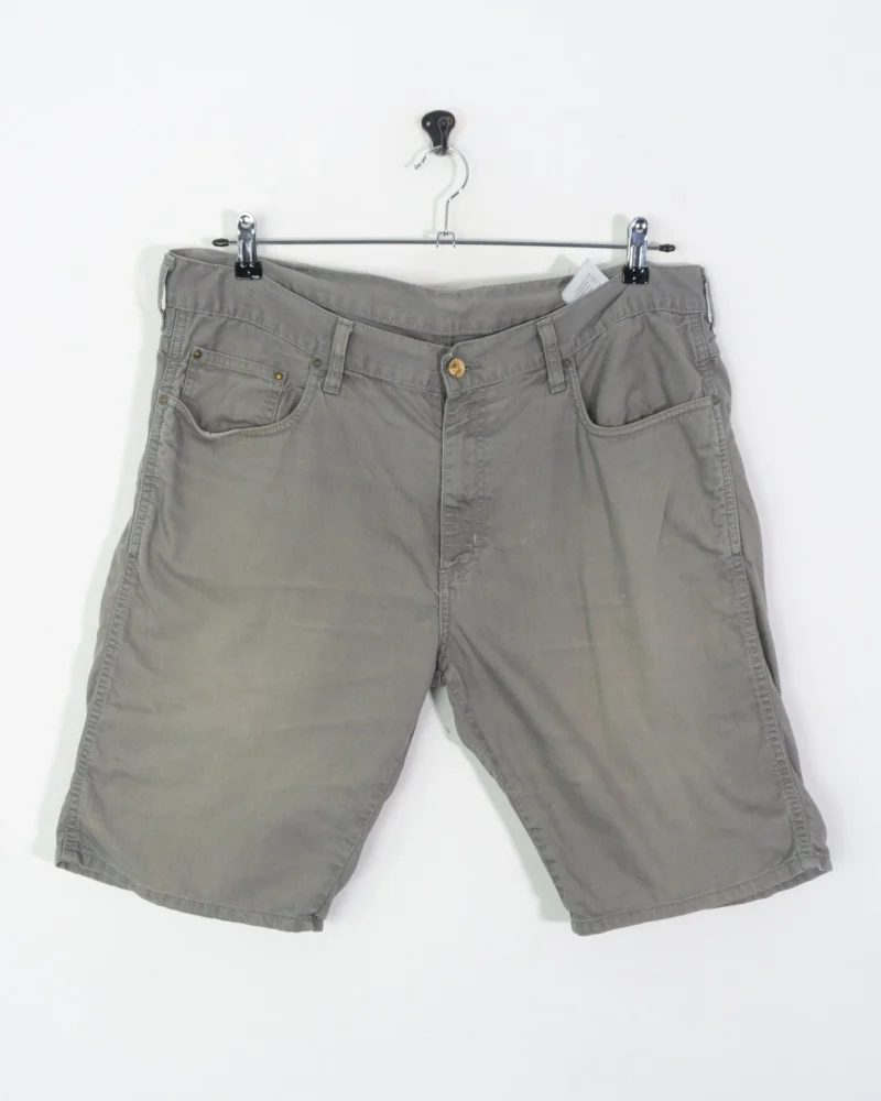 Pantalón corto Carhartt vintage 00s gris W36 - Imagen 2