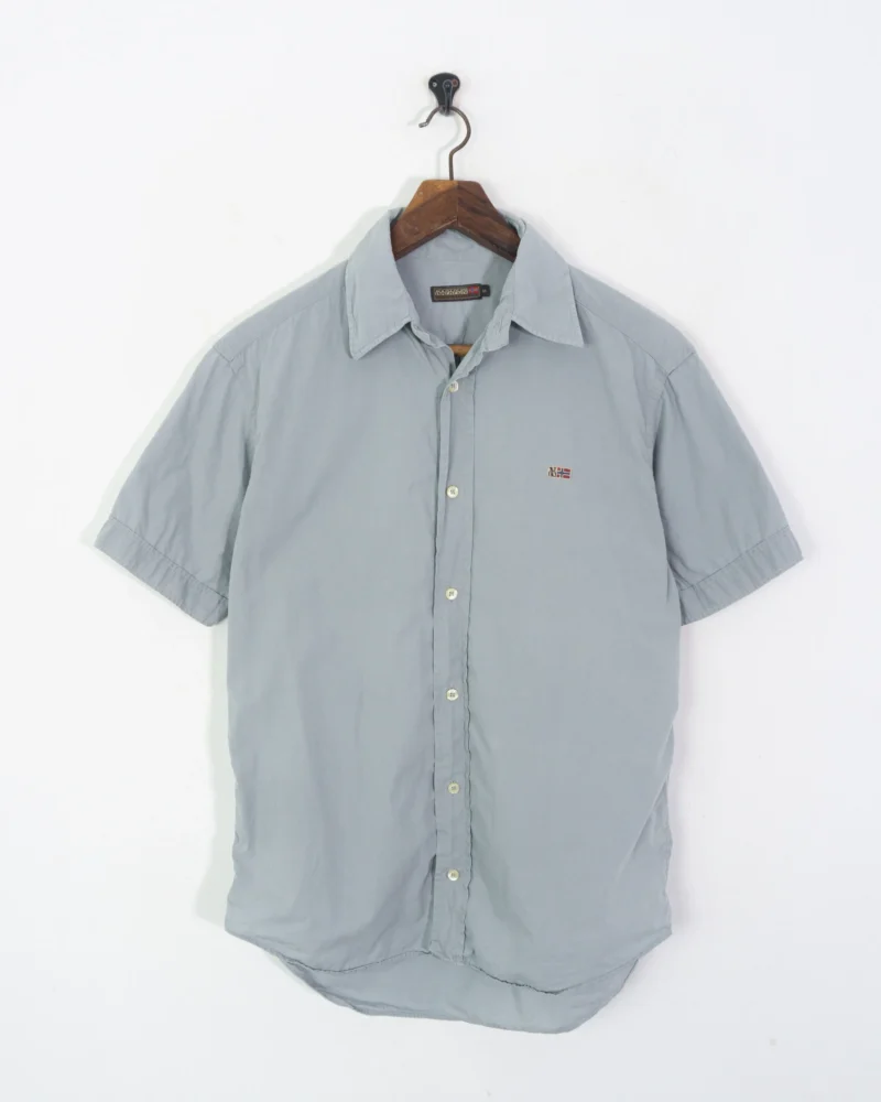 Camisa Napapijri gris S - Imagen 2