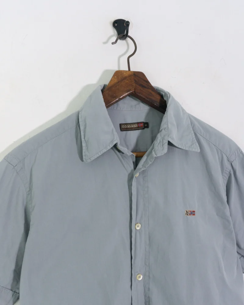 Camisa Napapijri gris S - Imagen 3