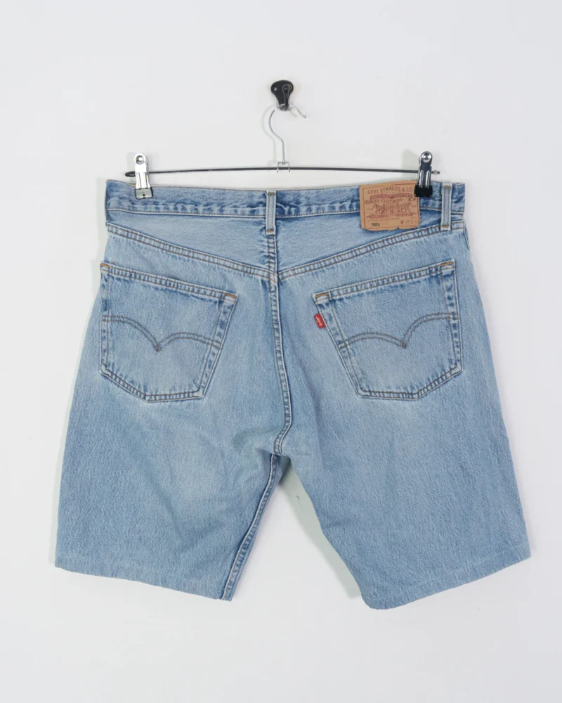 Vaquero corto Levis vintage 00s azul claro W38 - Imagen 5