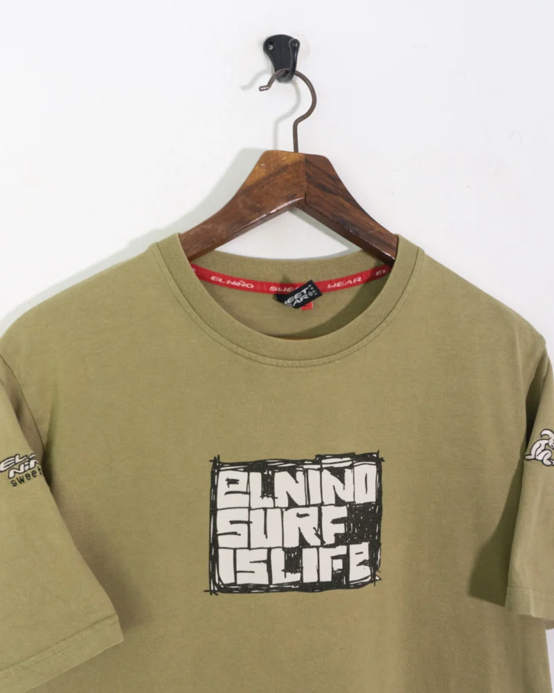 Camiseta El Niño Y2K marrón S - Imagen 3