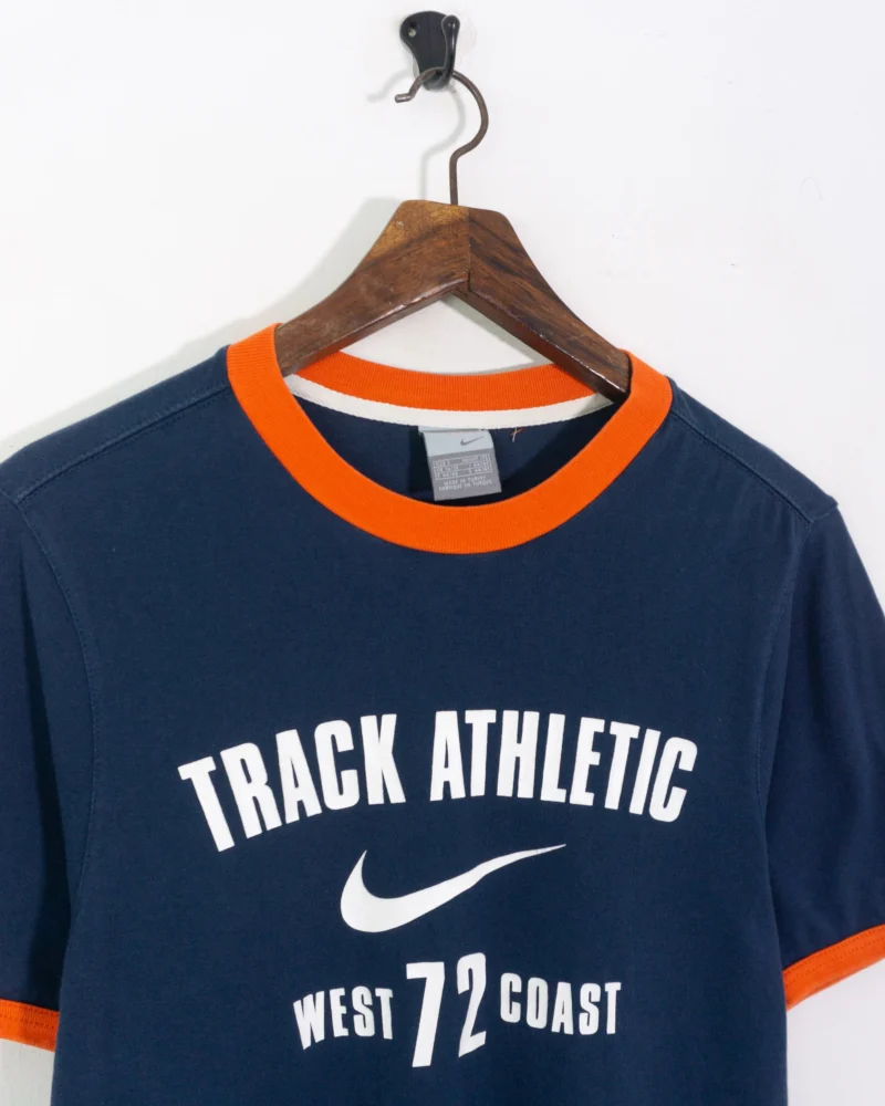 Camiseta Nike 00s azul marino/naranja S - Imagen 3