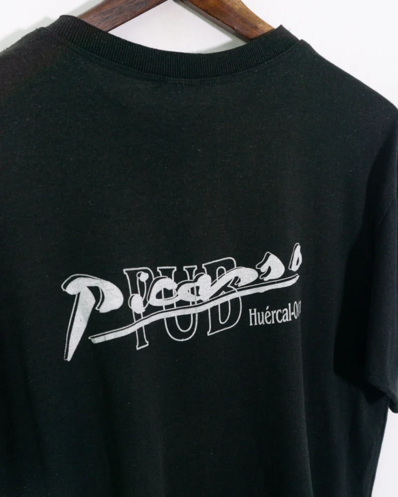 Camiseta Pub Picasso vintage 00s negro M - Imagen 4