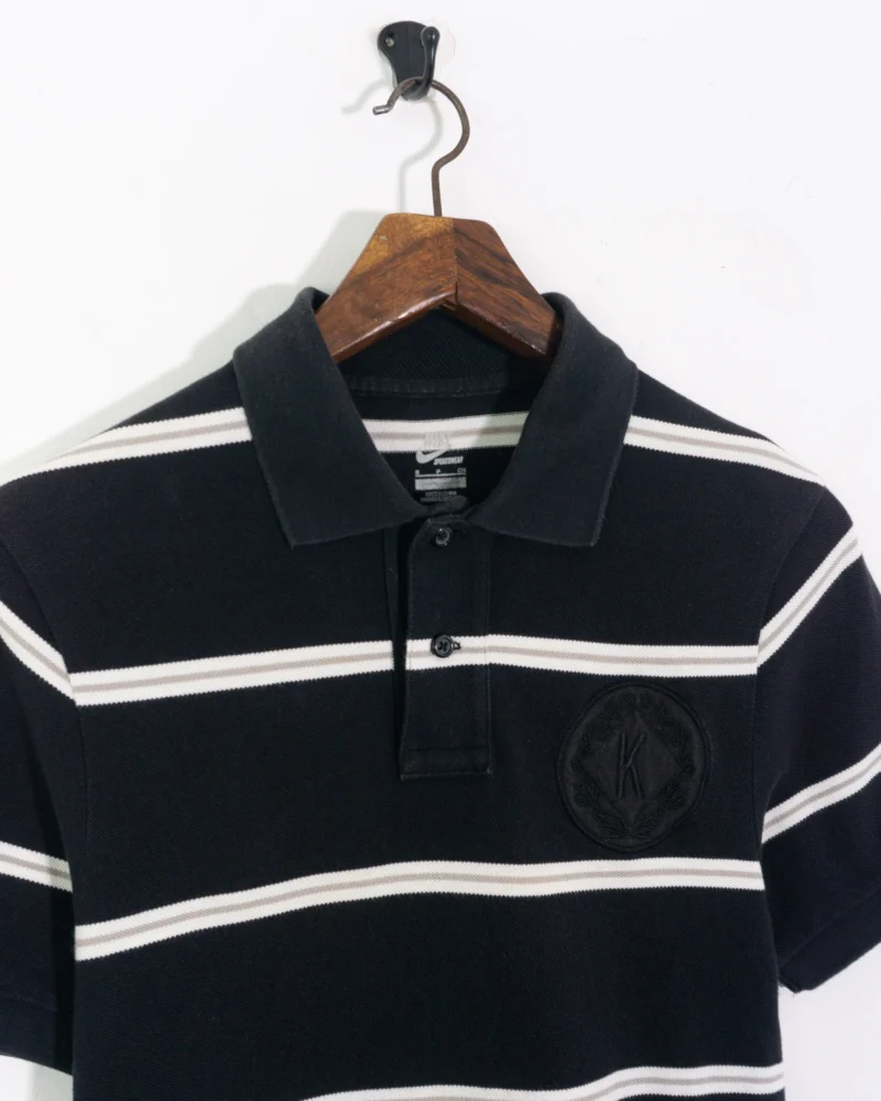 Polo de rayas Nike negro S - Imagen 3
