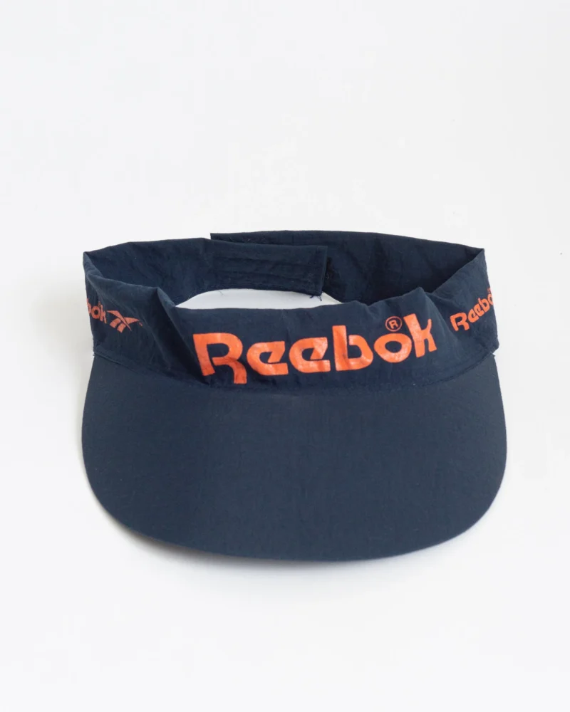Visera Reebok vintage 90s azul marino - Imagen 2