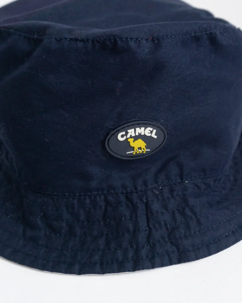 Gorro Camel vintage 00s beige/azul marino - Imagen 3