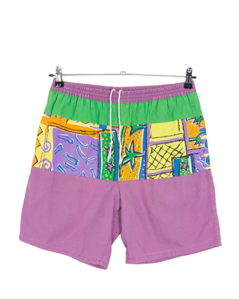 Bañador colorido vintage 90s L