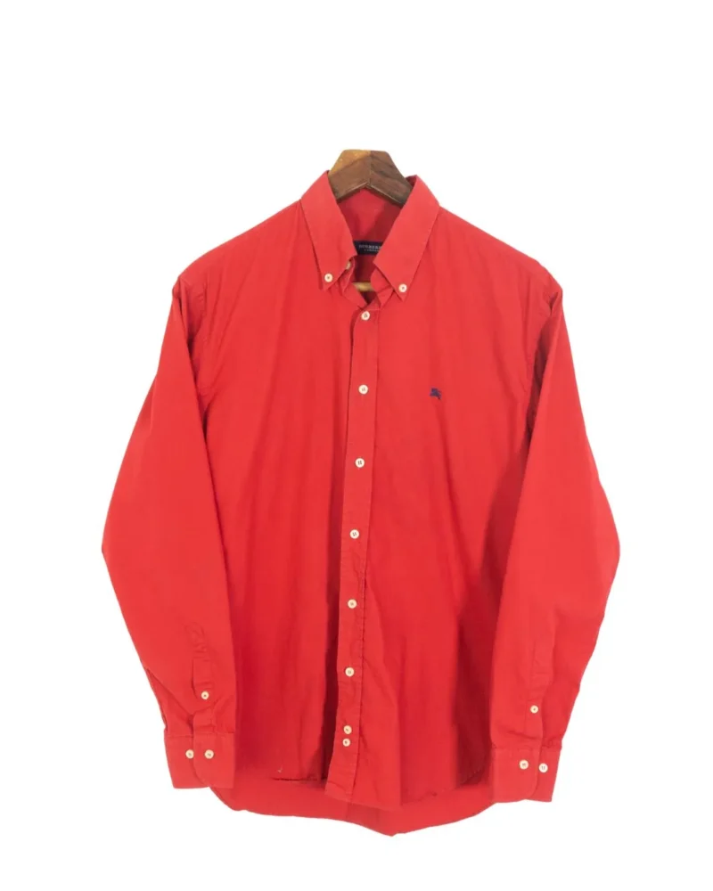Camisa Burberrys vintage 00s roja M