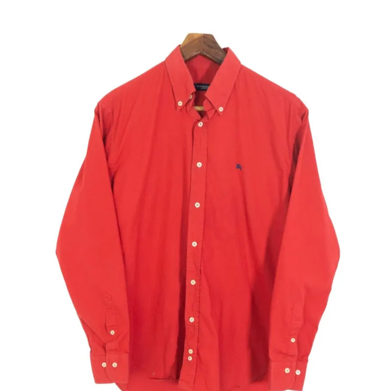 Camisa Burberrys vintage 00s roja M