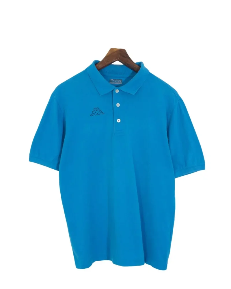 Polo Kappa vintage 00s azul L