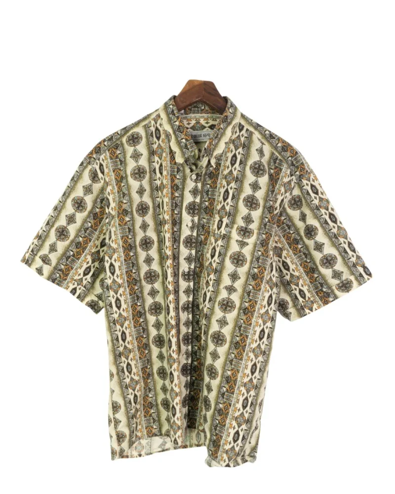 Camisa étnica vintage 90s M