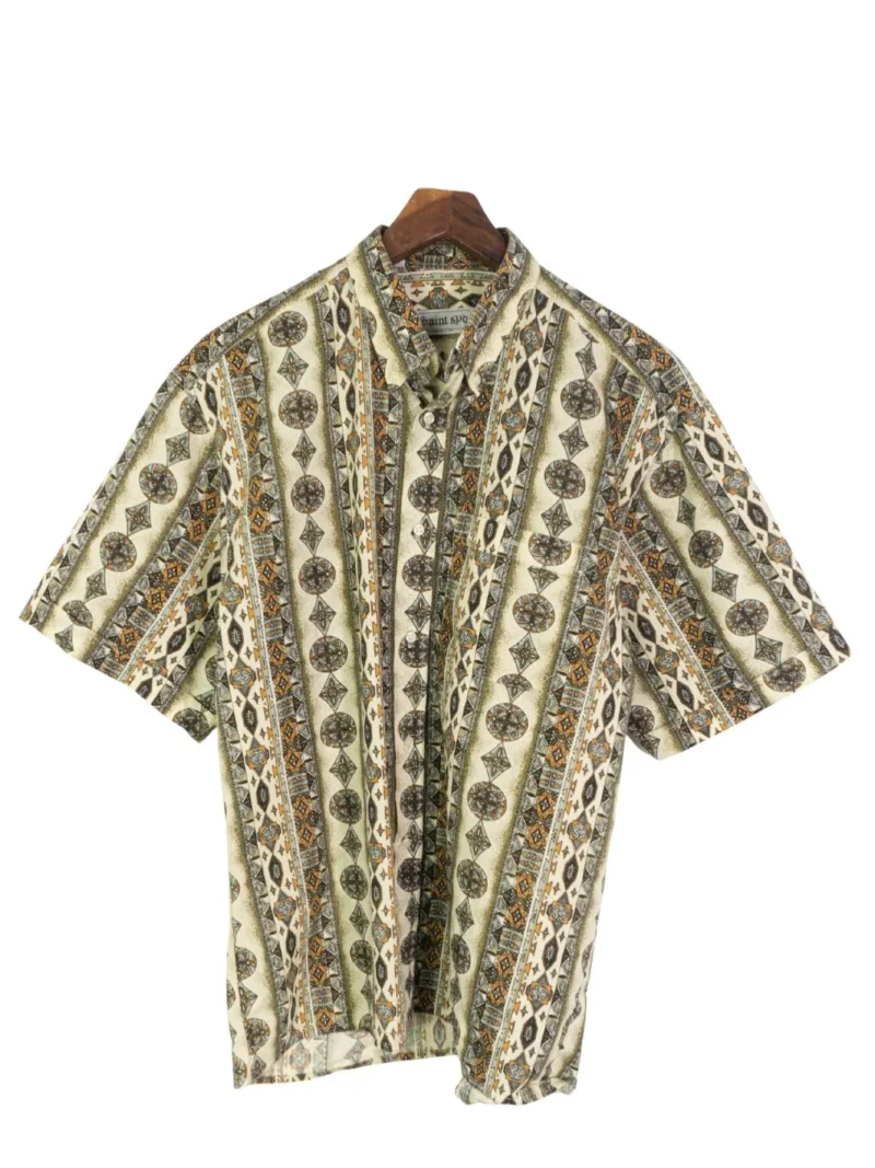 Camisa étnica vintage 90s M