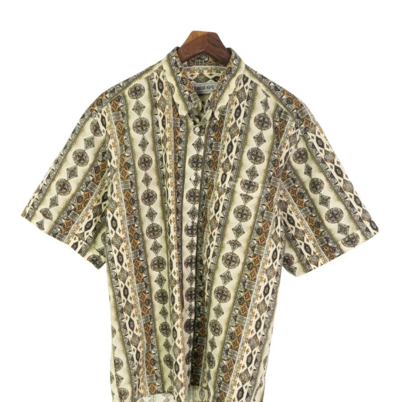 Camisa étnica vintage 90s M