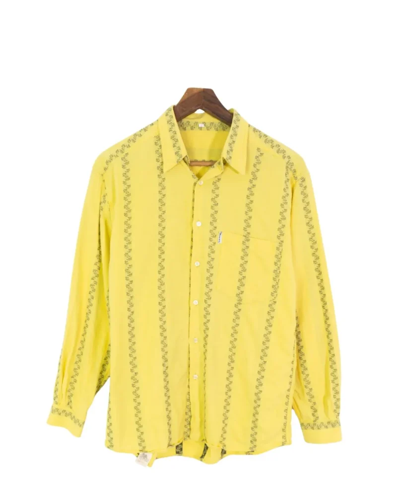 Camisa amarilla vintage 90s M
