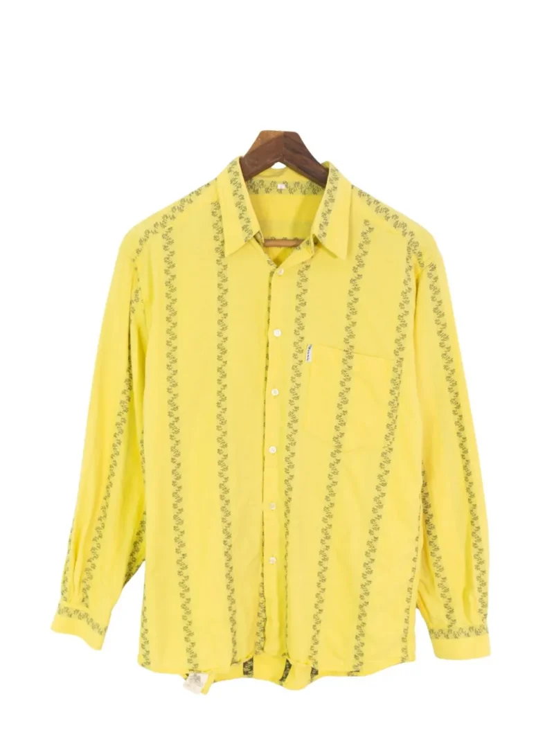 Camisa amarilla vintage 90s M