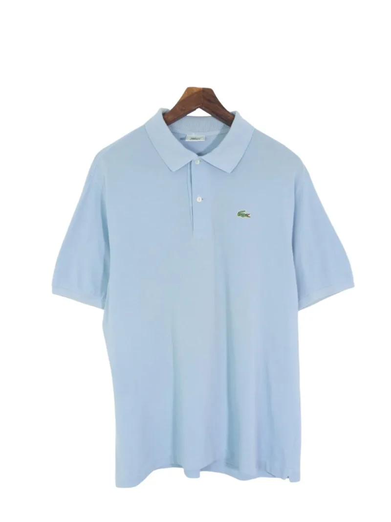 Polo Lacoste vintage 00s azul claro XL