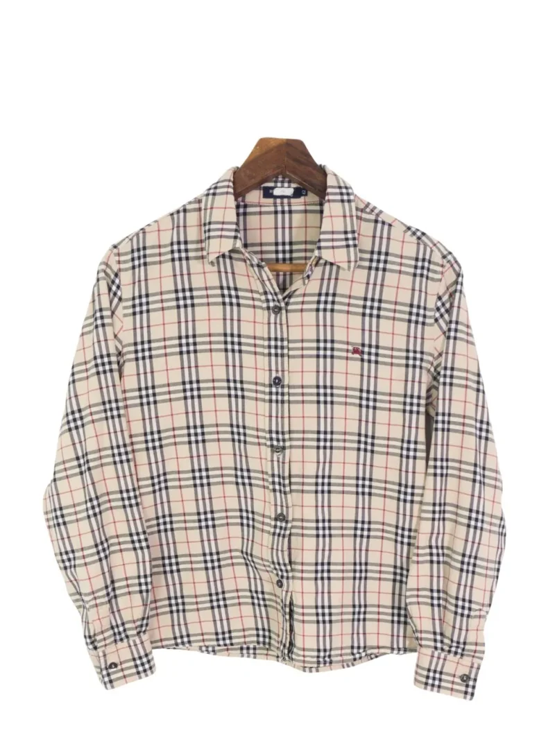 Camisa de mujer Burberrys vintage 90s 42
