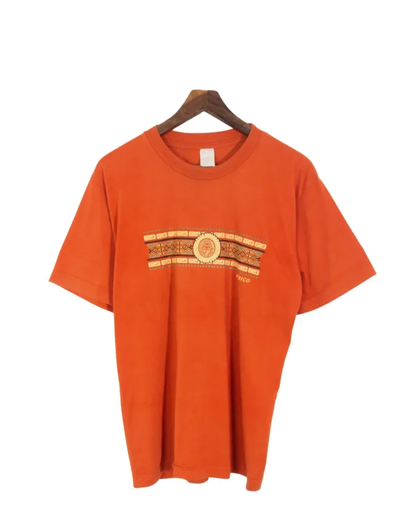 Camiseta souvenir Mexico vintage 00s naranja M