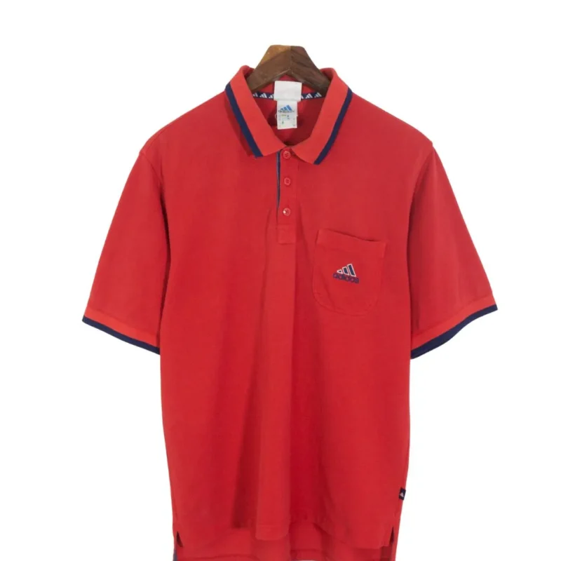 Polo Adidas vintage 00s rojo M