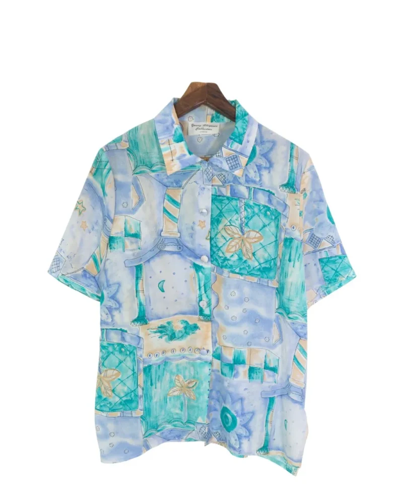 Camisa estampada vintage 90s M