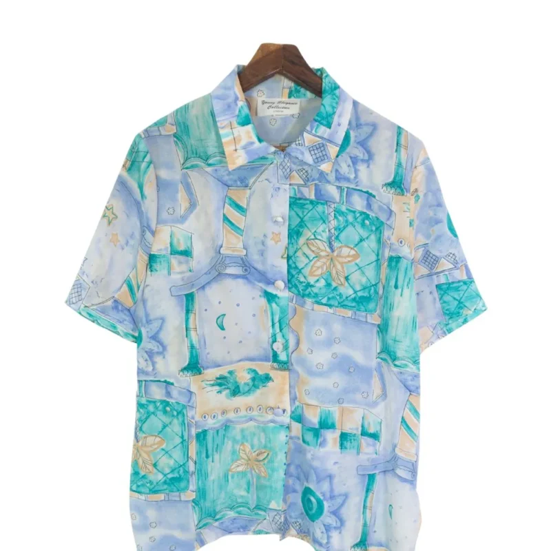 Camisa estampada vintage 90s M