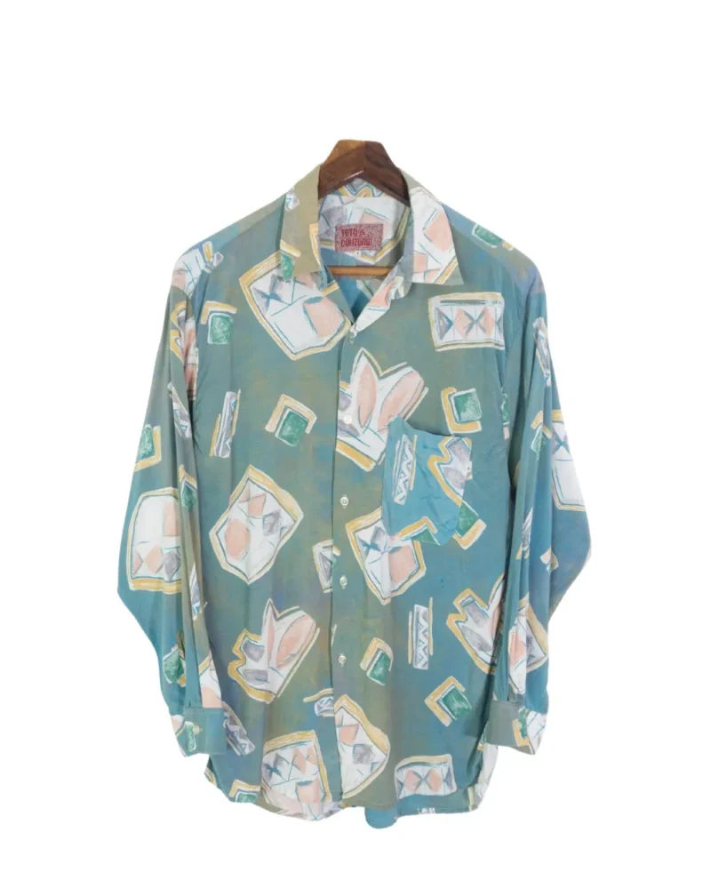 Camisa estampada vintage 90s M