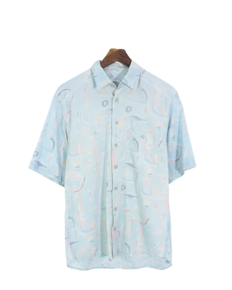 Camisa vintage 90s estampada L