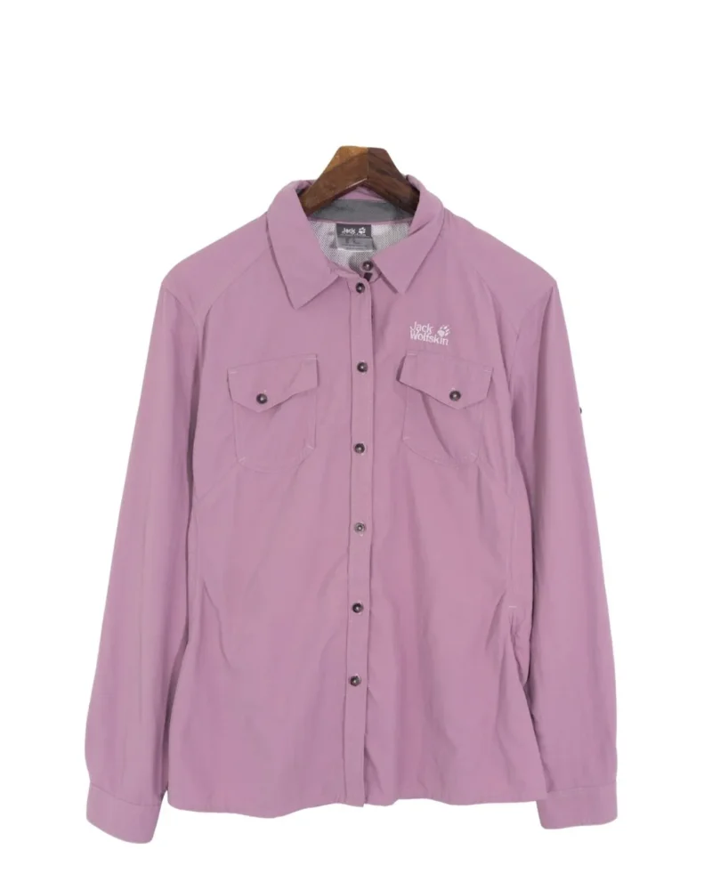 Camisa táctica de mujer Jack Wolfskin rosa L