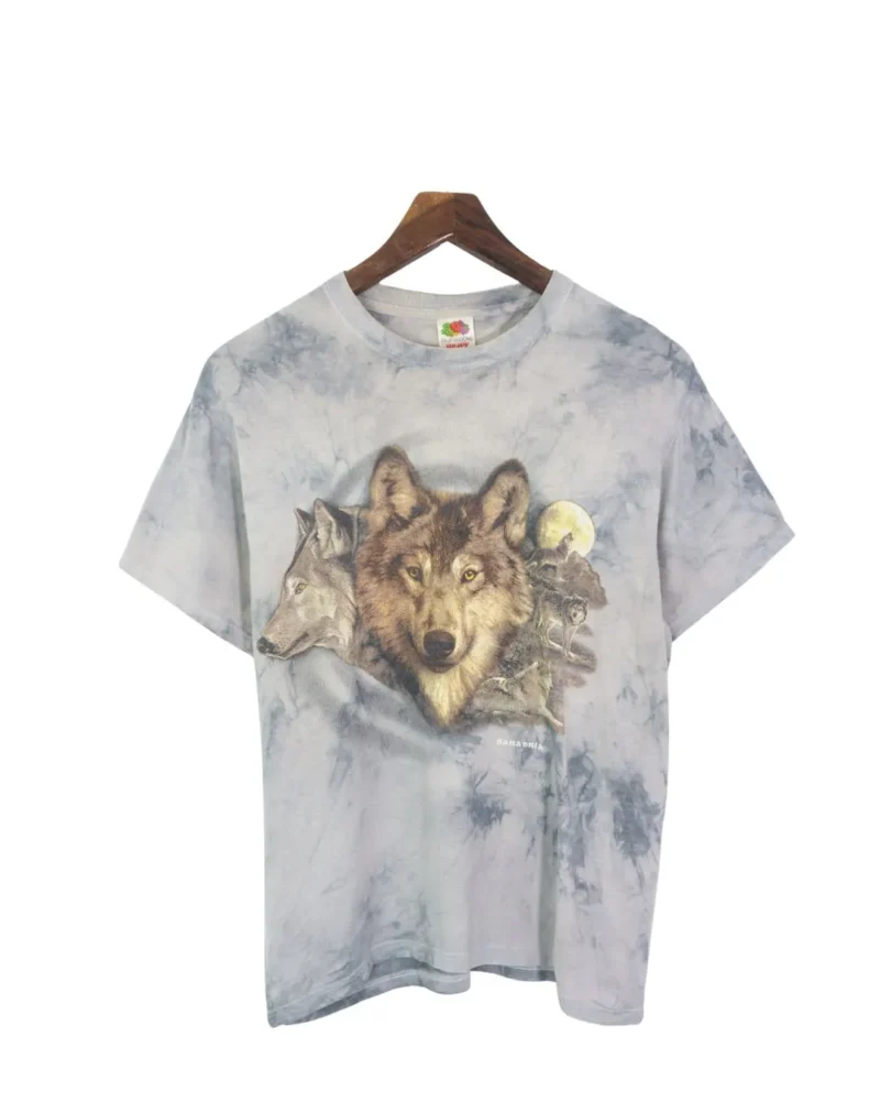 Camiseta Fruit Of The Loom wolf print M