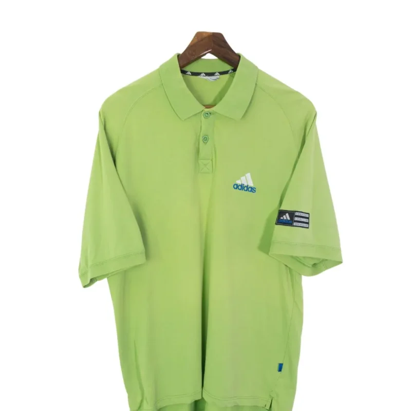 Polo Adidas vintage 00s verde XL