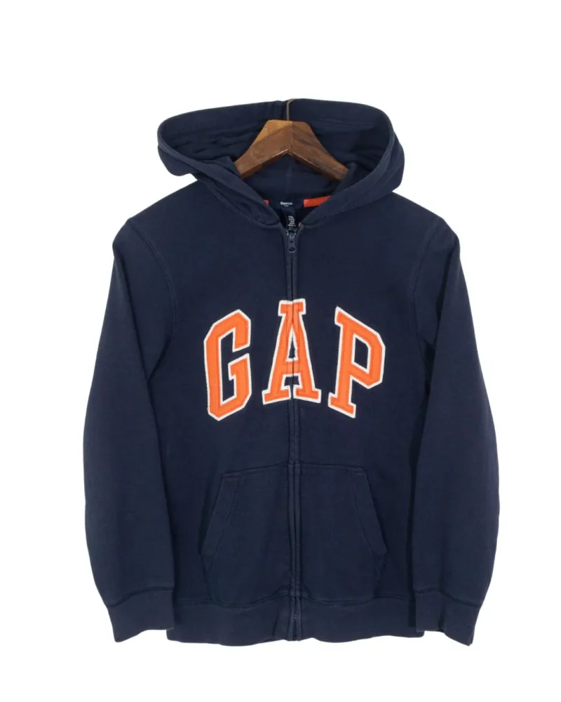 Sudadera con cremallera Gap azul marino XS