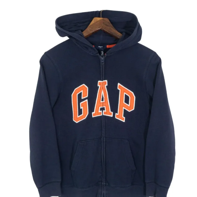 Sudadera con cremallera Gap azul marino XS