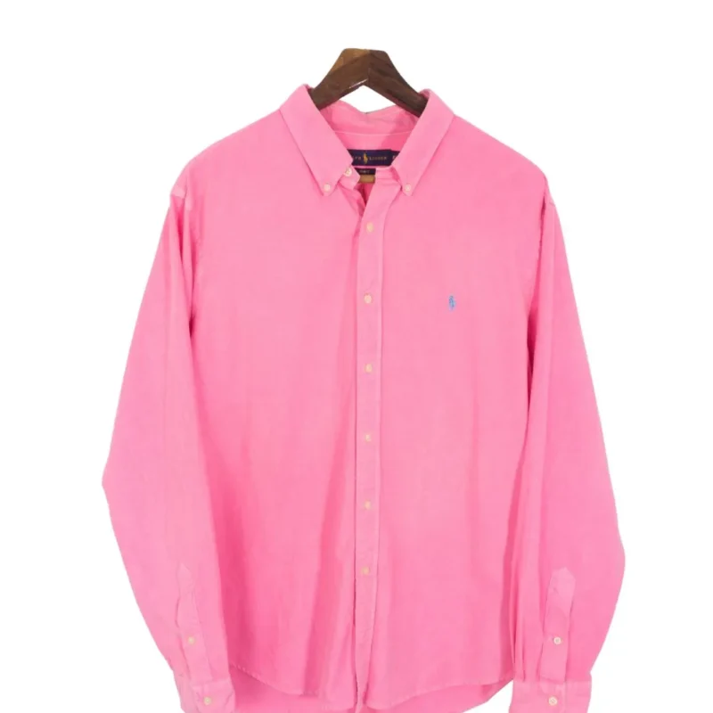 Camisa Ralph Lauren vintage 00s rosa XXL