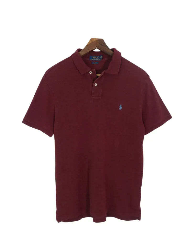 Polo slim-fit Ralph Lauren burdeos L